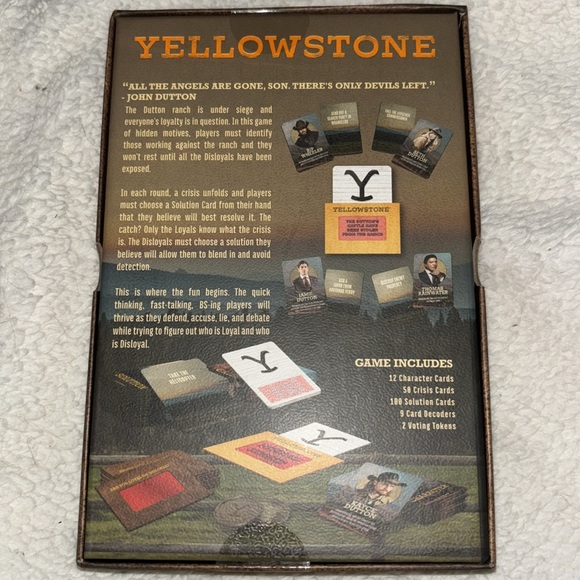 Yellowstone Paramount Network Series Game Ages 17+Nwt - Picture 3 of 6